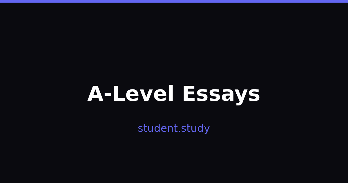 How to Write A-Level Essays That Get A* Grades